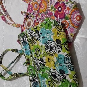 Set of Two Vera Bradley tote bags